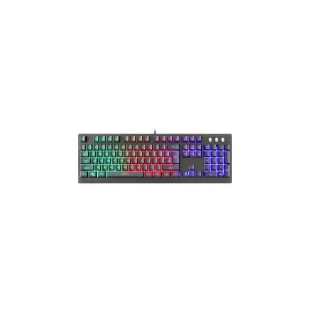 Cable Wholesale Gaming RGB LED light up USB Keyboard, 104 Keys 5012-80107